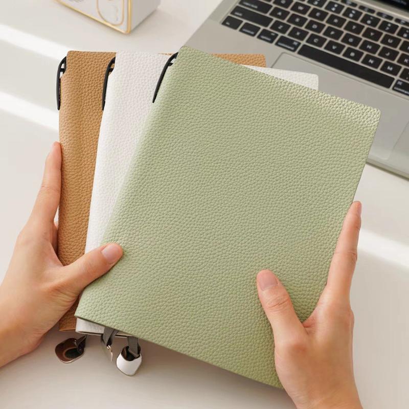 1Pcs Notebook A5 Imitation Leather Business Notebook Set Thickened Soft Leather Surface Stationery