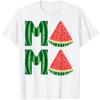 Funny Watermelon Mama Vintage Summer Fruit Mom T-Shirt Oversized T Shirt Cotton Casual Daily Four Seasons Tees Unisex