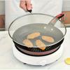 Premium Grease Splatter Screen with Handle - Fine Mesh Frying Pan Guard & Oil Filter Cover - Essential Kitchen Tool