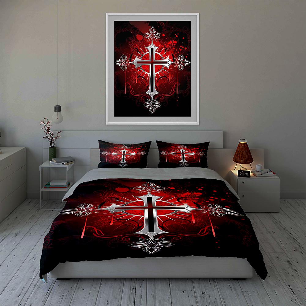 Bold, ornate, gothic. Bedding Duvet cover sets Duvet covers Pillowcases gifts (1 * Duvet Cover 2 * Pillowcases, without duvet insert)