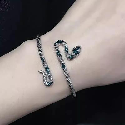 Snake Bracelet Light Luxurious Exquisite Unique Couple Bracelet Women's Style Bracelet Men's Style