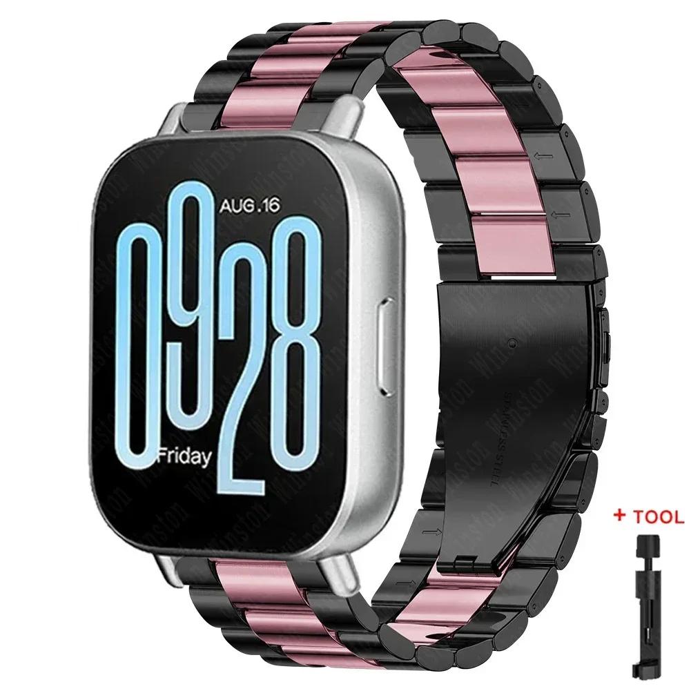 NEW 22mm Bracelet for Redmi Watch 5 Active/Lite Metal Band for Xiaomi Redmi Watch 3 Active/Lite Wristband Stainless Steel Strap