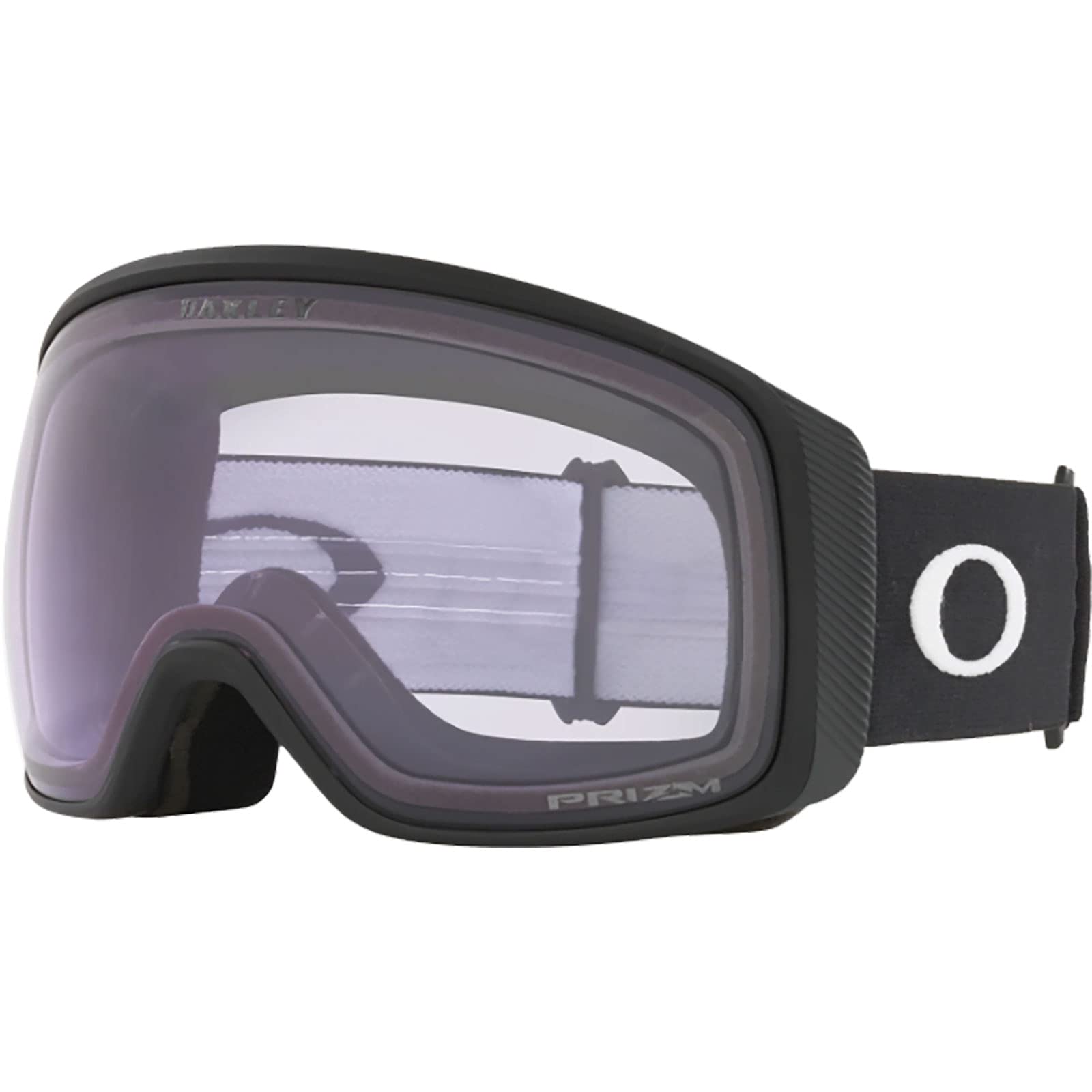 

Oakley Flight Tracker L Matte Clear Free Size Goggles, Black/Prizm Lens,