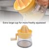 Hand Crank Citrus Juicer 500ml Multifunctional Manual Juicer Lemon Lime Squeezer with Scale for Orange Grapefruit