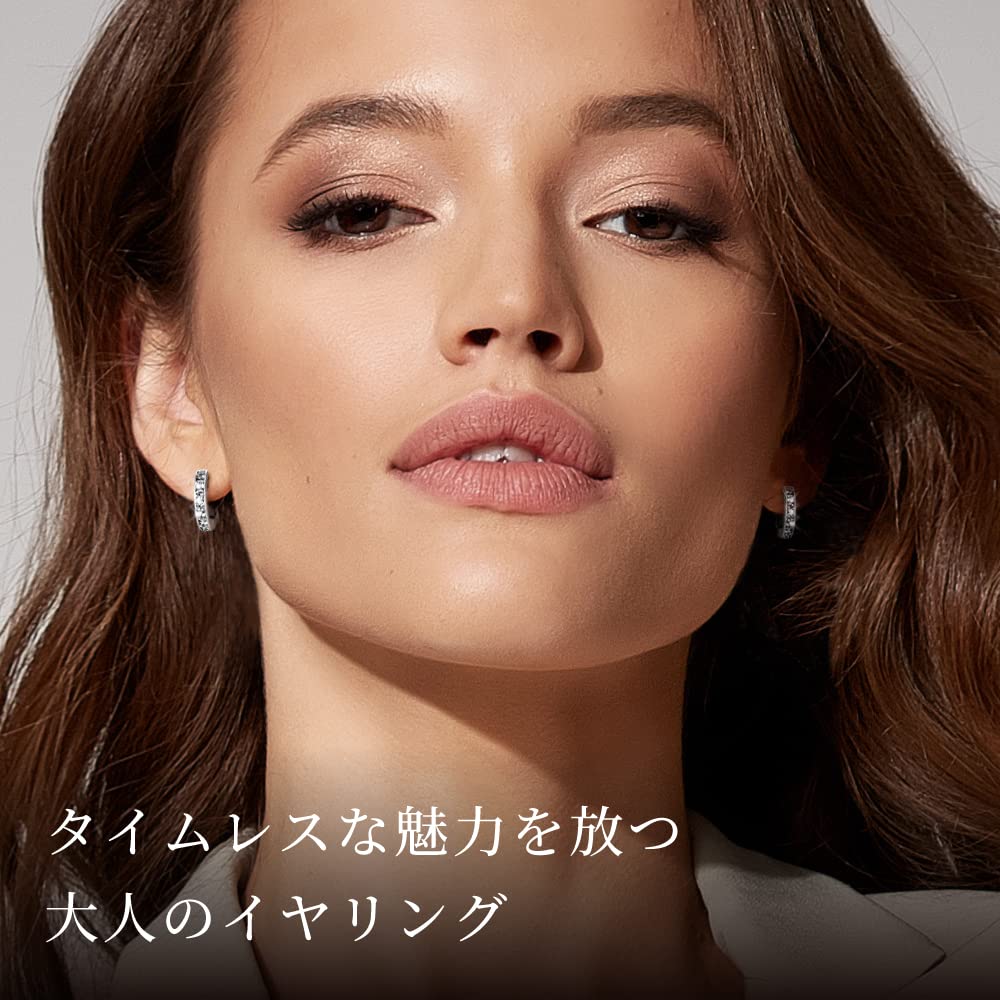 Gift from New York Earrings for Platinum Hoop Gift Women, Earrings, Hypoallergenic, Brand, Women,