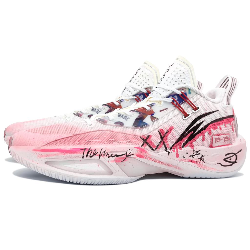 Li Ning Fission 9 Basketball Shoes Men's Low top Pink ABPU003-4(Team1148-)