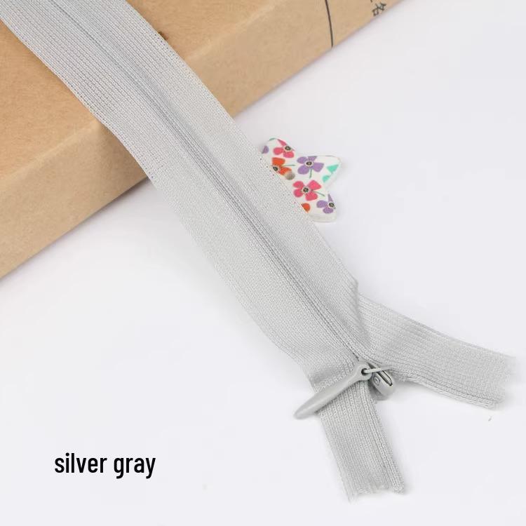 Sanli Unsichtbarer 25cm Kleid- & Kissen-Reißverschluss mit geschlossenem Ende