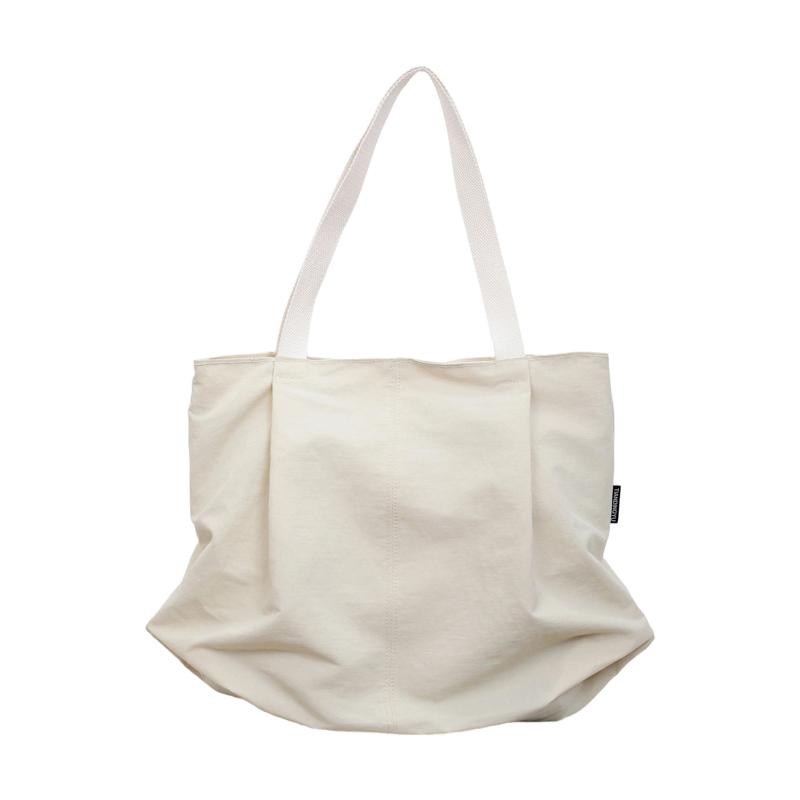 Minimalist Nylon Tote Bag with Spacious Design and Durable Handles Perfect for Everyday Use and Shopping