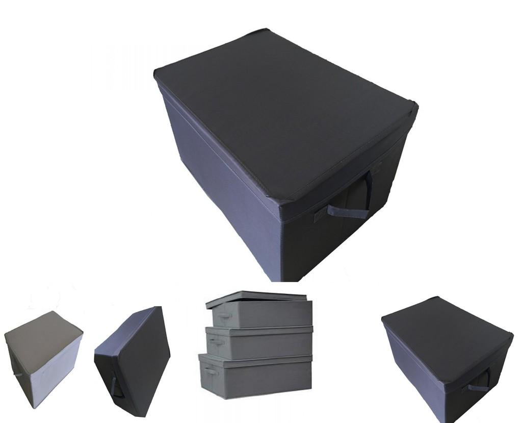 Oxford Cloth Storage Bench With Foldable Design For Living Room Organization