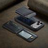 Auto Leather Phone Case for iPhone 17 Pro Max 17air 16e 16 Plus 15 14 13 Pro 12 11 7 8 SE2 Detachable Magnetic Card Holder Cover