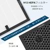 CHNPOFNT replacement filters for air purifiers, compatible with Kirala Air Aria, Aria Pro, Aria Pro S, and Aria S air purifiers. (2 filters included)