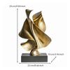 Sculpture with Pedestal Base Stylish Resin Statue Stand Premium