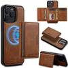 Detachable Wallet Case For iPhone 16 Pro Max 15 14 Plus 13 12 11 XS XR X 7 8 SE 2022 2020 2024 For MagSafe Cards Holder Cover