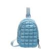 Bolsa de pecho simple para mujer nueva de otoño e invierno, ropa de algodón, bolso de hombro portátil, bolso bandolera personalizado para el trabajo