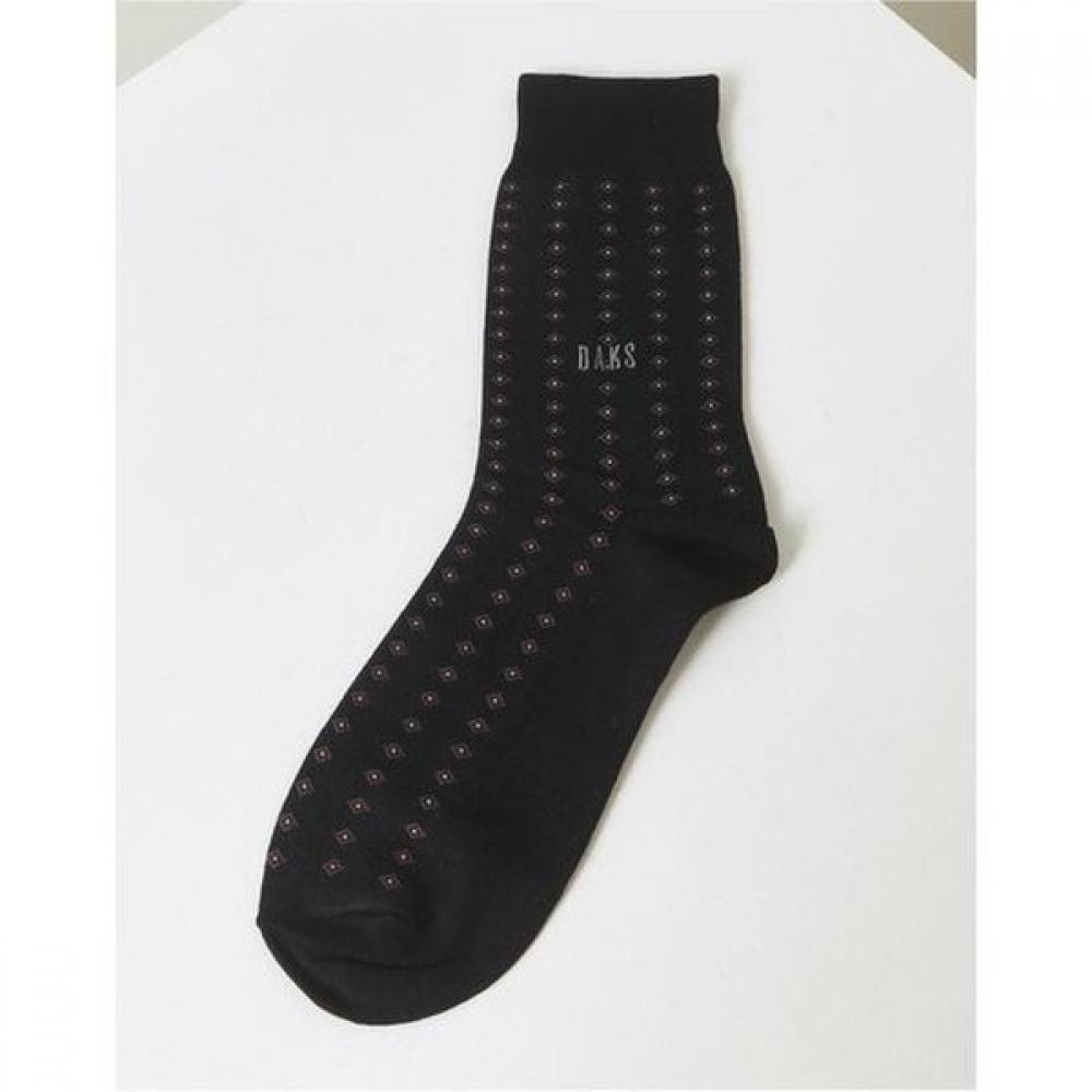 Daks Cotton Blend Mixed Pattern Long Socks Set 4 Pairs Dbss6e541bk