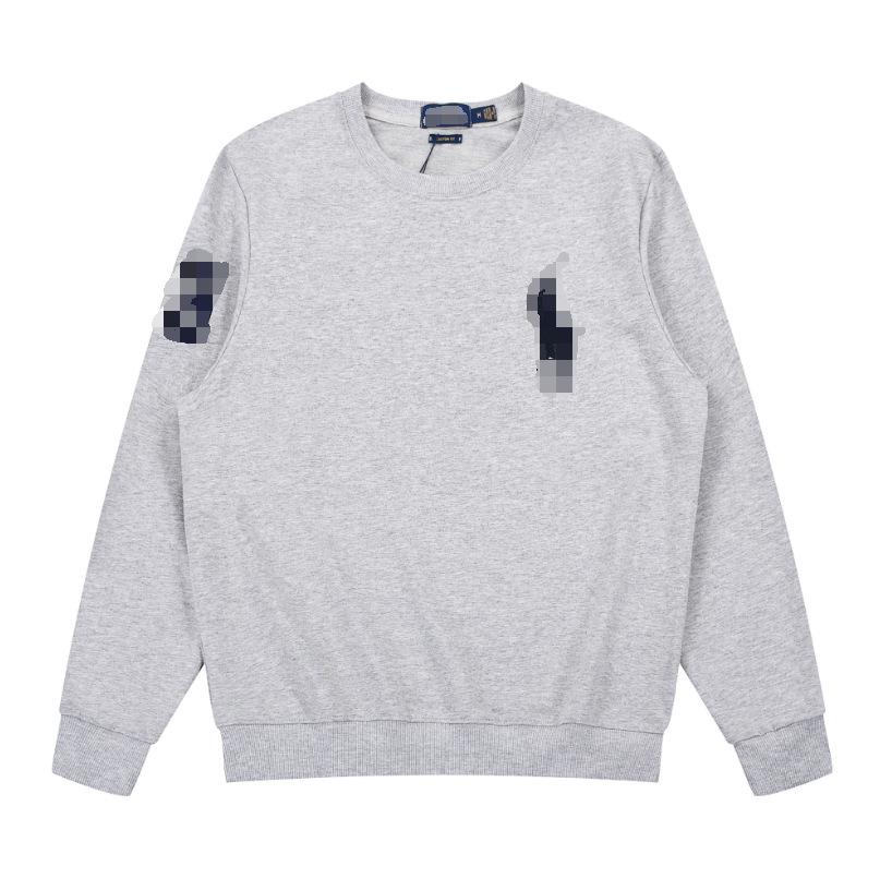 Men's Slim Fit Pure Cotton Long Sleeve Polo with Horse Embroidery