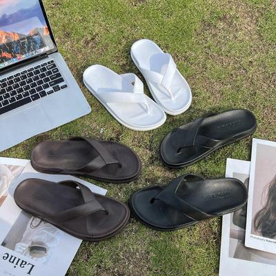 Unisex Non-Slip Summer Flip-Flops: Versatile Solid Color Sandals for Home & Beach