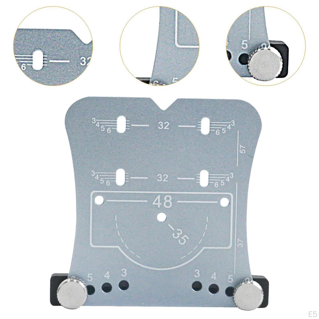 35mm Hinge Hole Opener Door Panel Jig Woodworking DIY Tool Flexible Aluminum Alloy