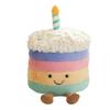 Cute Jc Style Rainbow Cake Plush Doll Happy Birthday Gift Doll Fun Atmosphere Gift