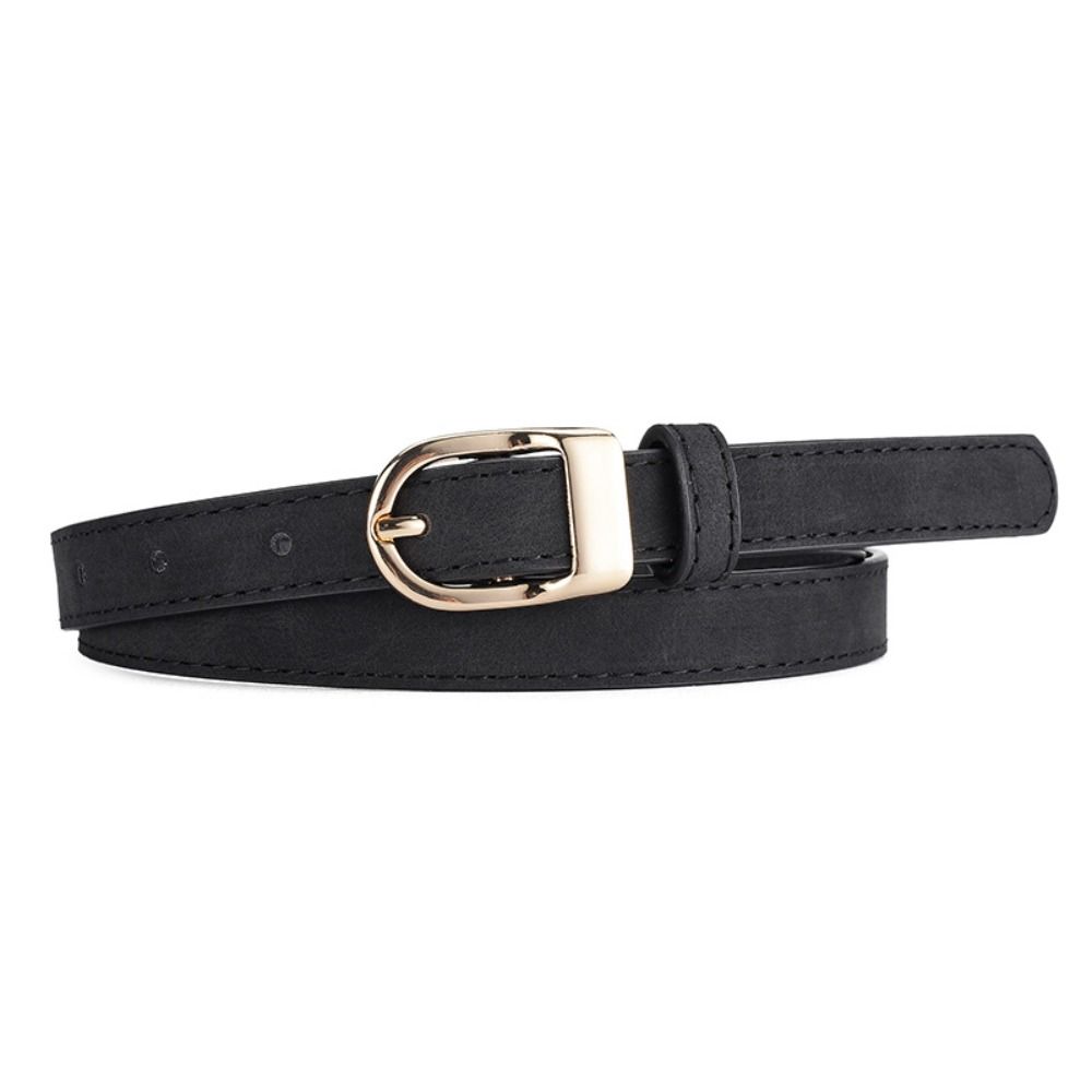 Casual Suede Leather Belt Luxury Design Waistband Trendy Business Waist Belt  For Women