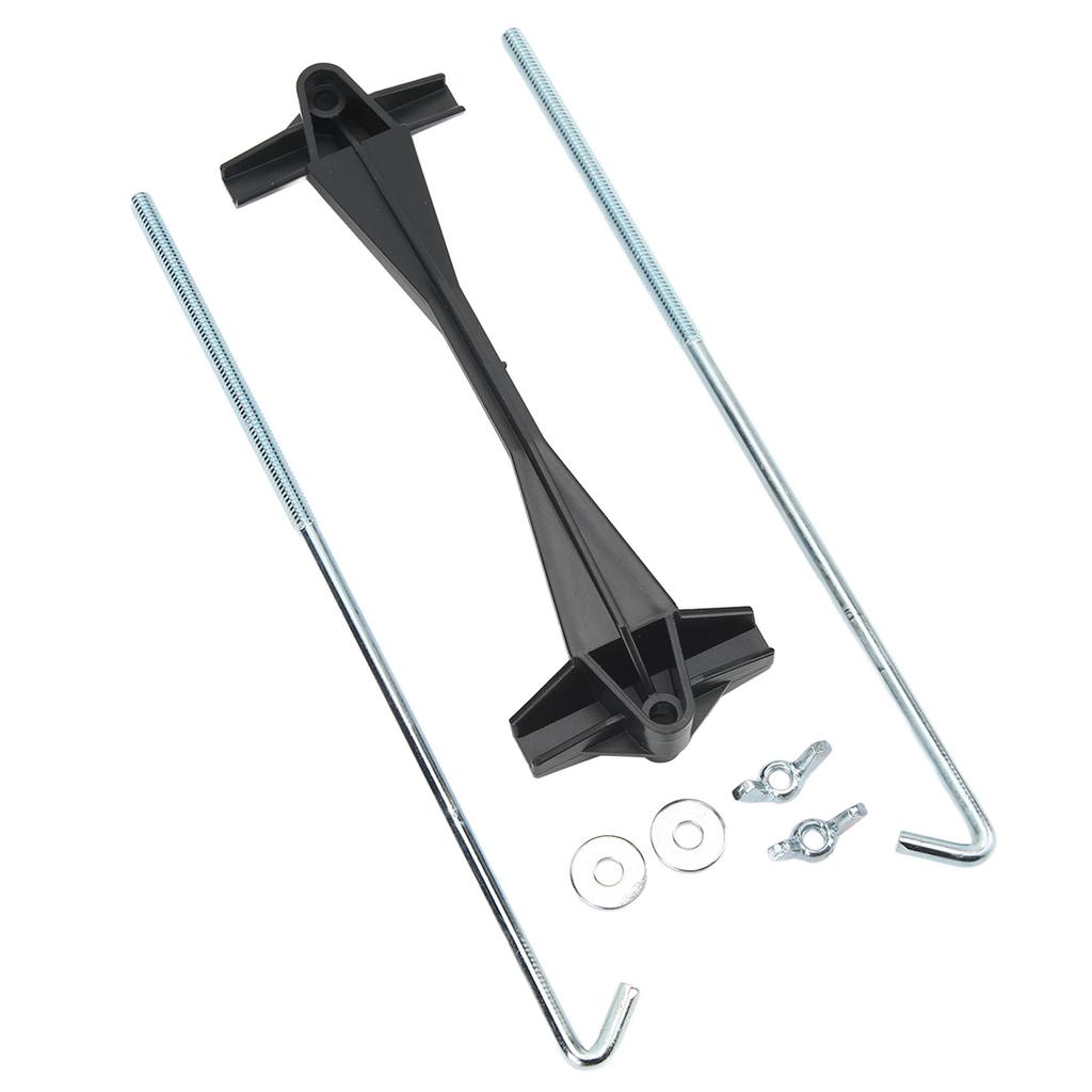 7in Battery Clamp 10in Hold Down Bolts Nuts Kit J Hook Universal Automobile Accessories