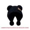 Warm Beanie Cap Fluffy Woolen Hat New Bear Ears Hat  Autumn Winter