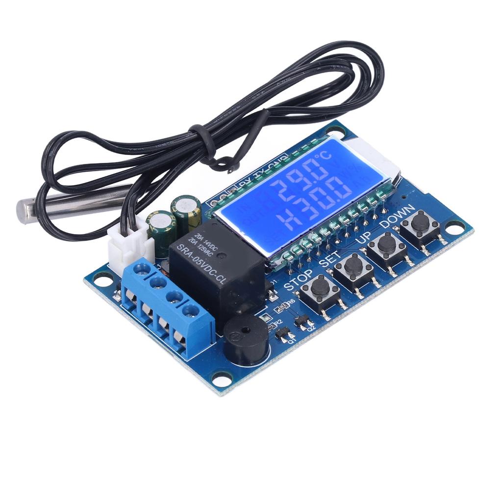 Electronic Temperature Controller Cooling Heating Digital Temp Control Module DC6‑30V XY‑T01