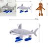 Soft Shark Stuffed Animal Plushie With Pp Cotton Filling Short Fur For Children