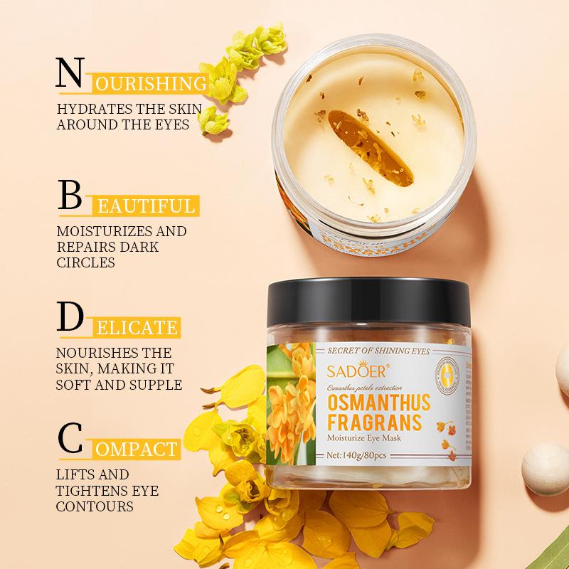 Golden Osmanthus Moisturizing Eye Mask Patch Moisturizing Eye Skin Care Products