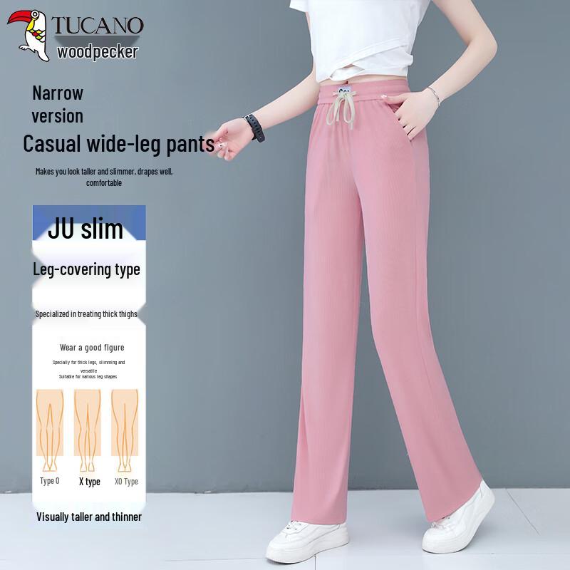 Woodpecker Women s Cool-Feel High-Waist Straight-Leg Pants L
