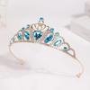 Rhinestone Zinc Zinc Alloy Crystal Headpiece Crown Bling Bling Bridal Headwear  Daily Hair Accessories
