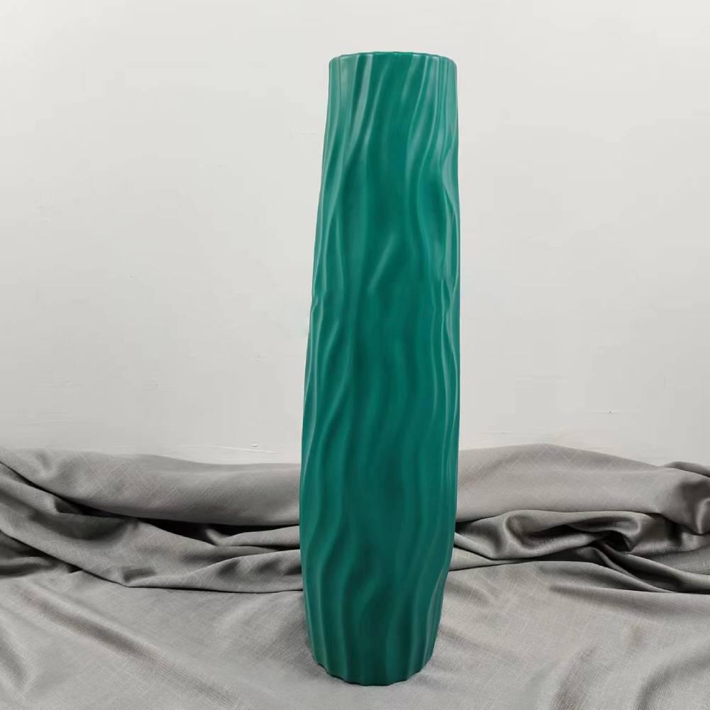 Textured Floor Standing Vase Exquisite Line Design Vase Flower Vase for Home Decor