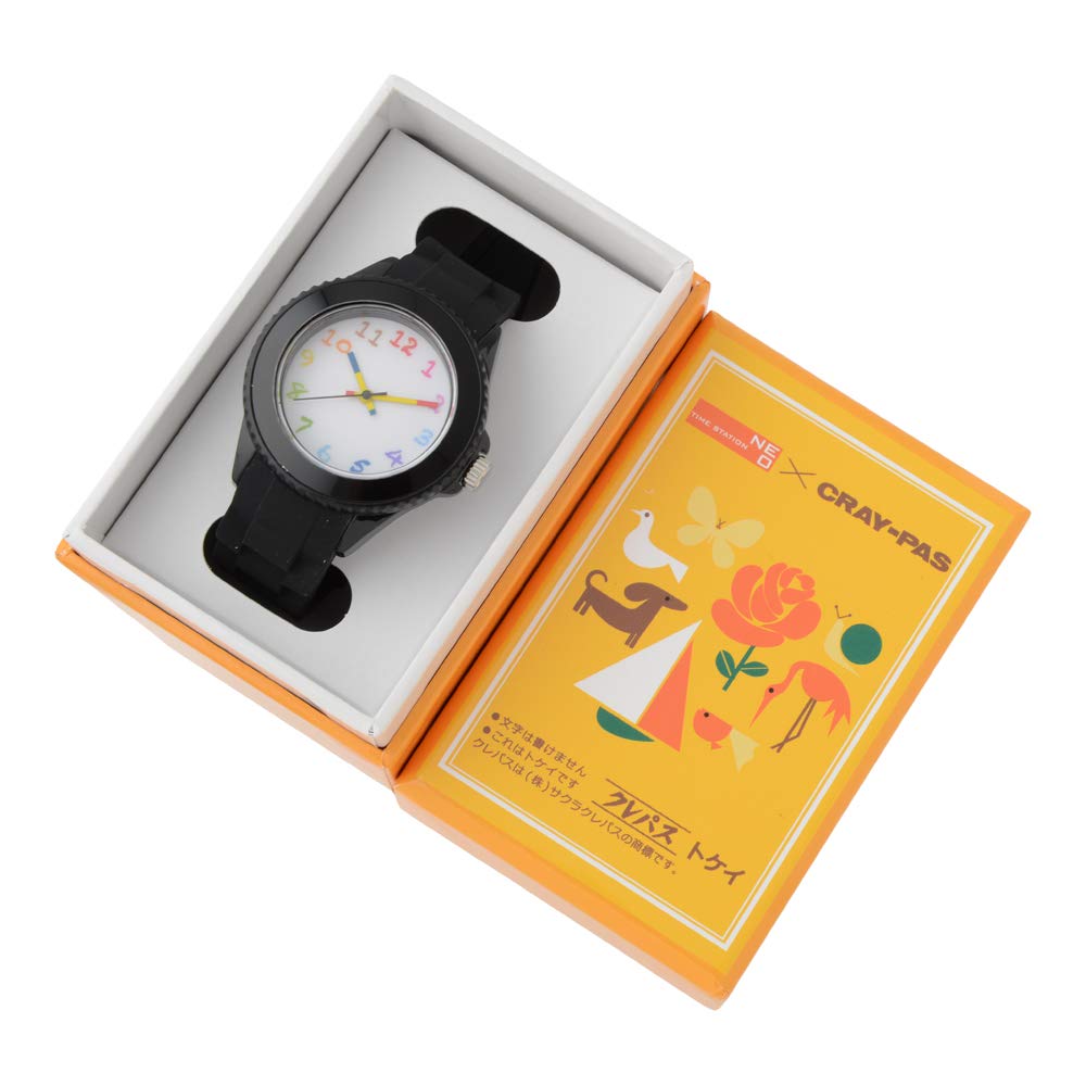 Pattern Size M "Crayon Clock" NCT-02-BK