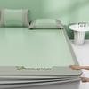 Cooling Summer Mugwort Ice Silk Mat Set - Washable Three-Piece for Dormitory or Home