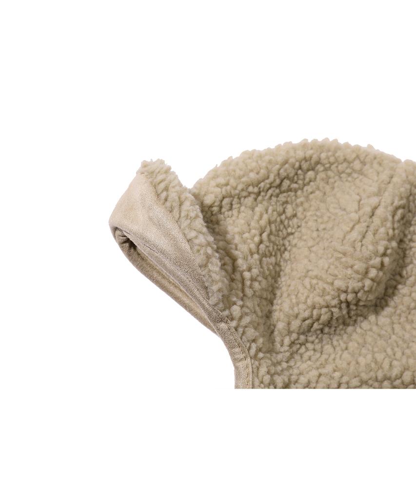 CPGN STUDIO Logo Trooper Fleece Earflap Beige