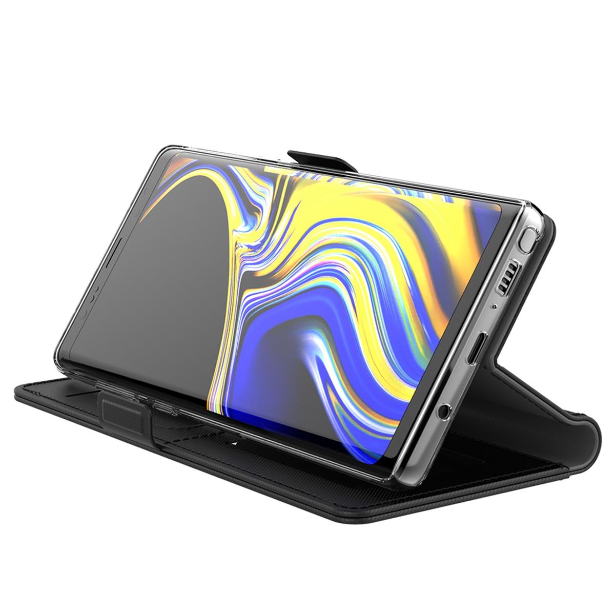 

For Samsung Galaxy A13 4G Makeup Mirror PU Leather Case Card Holder Slot Magnetic Closure Flip Cover Rose Gold