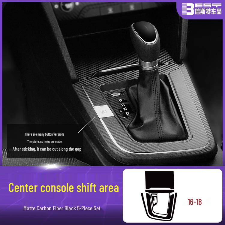 Hyundai Elantra 16-20 Carbon Fiber Gear Shift Protective Film