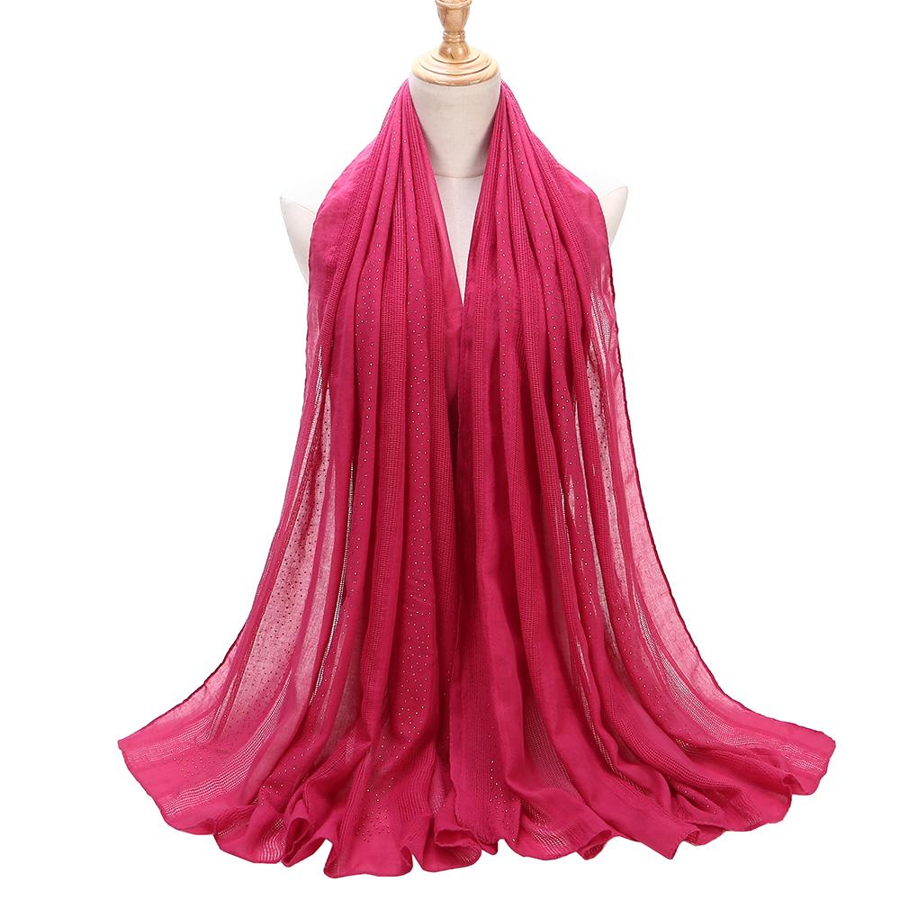 90x180cm Shining Linen Hijab, Scarf Shawl for Women