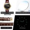 OLEVS Brand Watch Waterproof Couple Watch Night Light Dual Calendar Men's and Women's Watch 6658