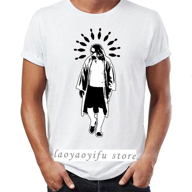 Men Women TShirts The The Big Lebowski The Dude Abide Walter The Jesus Artsy Awesome Artwork Print Tops Unisex Summer XS-4XL