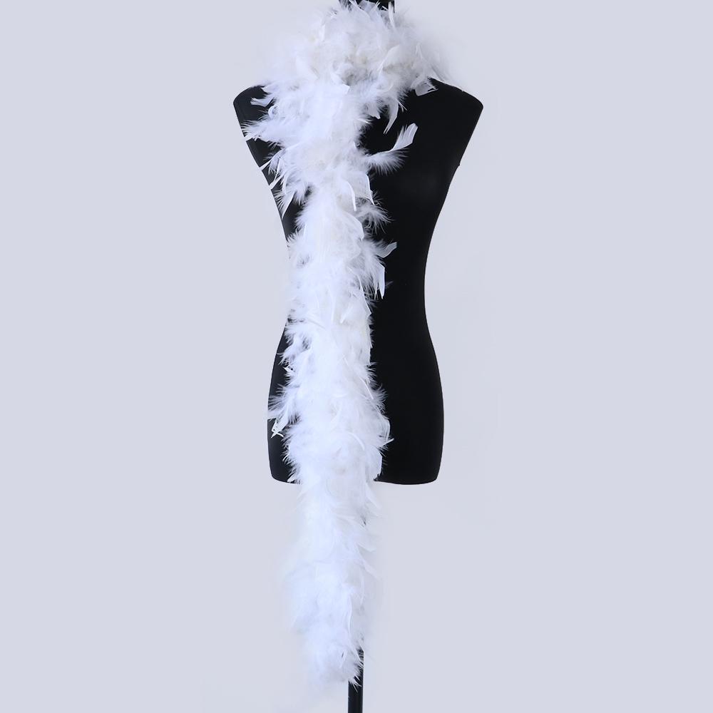 DIY 2meters Fluffy Turkey Feathers Boa 60 Gram High Quality Marabou Feather Boas Scarf Diy Wedding Decoration Party Carnival Craft