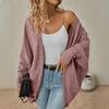 Women Batwing Sleeve Sweater Cardigan Casual Oversized Open Front Knit