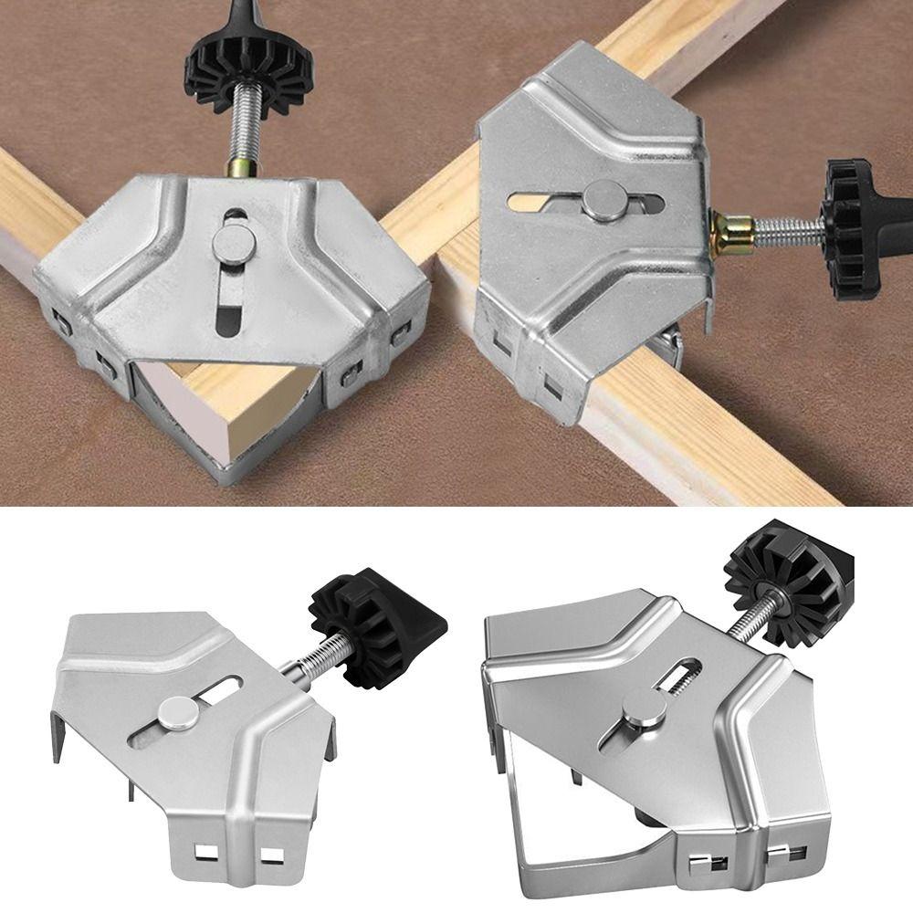 Quick Clip Right Angle Clamp Stainless Steel Angle Clip Clamp Durable Corner Locator  Woodworking