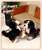 Adorable Bernese Mountain Dog Plush Toy – Realistic Sheepdog Cloth Doll Gift