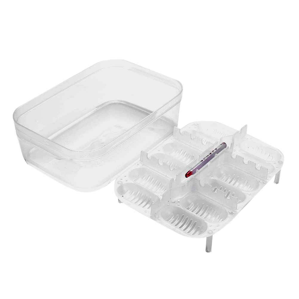 12 Grids Reptile E-egg Incubation Tray Tray Gecko Lizard Snake Eggs Incubation Insect Keeping Box Incubator Tray Breeding Tool