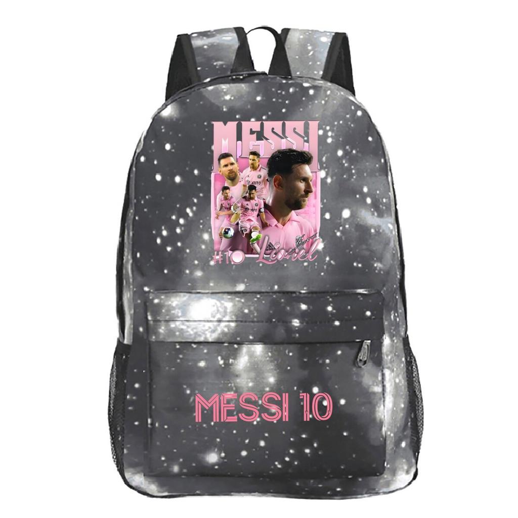 Football Printed Student Backpack Multifunctional Usb Interface Large Capacity Leisure Travel Backpack
