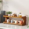 2 Layer Cup Riser Stand Display Shelf Decorative Figures Fashion Desktop Storage Rack Tabletop