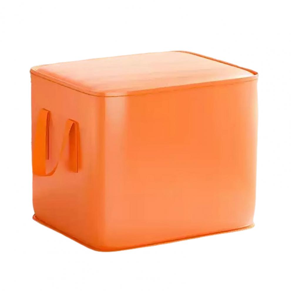 Clothes Dust Cover with Reinforced Handle Large Capacity Storage Bag Zipper Closure Waterproof Container