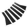 6PCS Car Door Window Pillar Posts Cover Trim Exterior Door Window Pillar Panel Decorative Cover Replacement for     Cherokee 2011-2021
