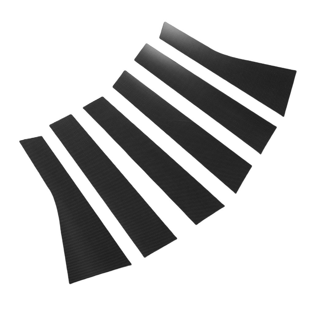 6PCS Car Door Window Pillar Posts Cover Trim Exterior Door Window Pillar Panel Decorative Cover Replacement for     Cherokee 2011-2021